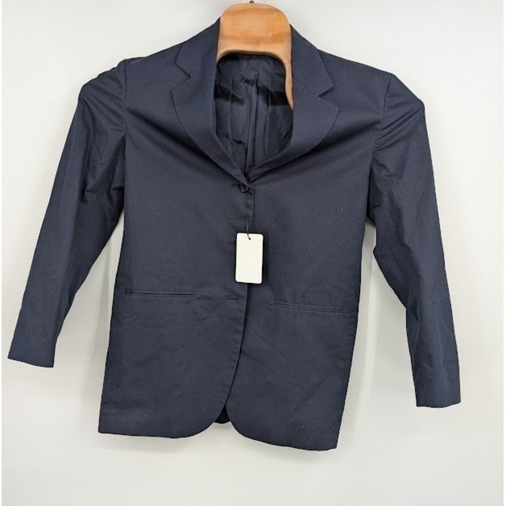 Henry Cotton's Designer Blue Jacket Cotton Blazer sz 42